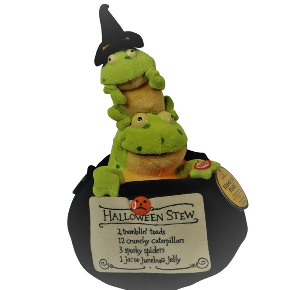 Hallmark Halloween Tremblin Toads Plush Decor - Picture 3 of 15